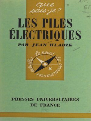 cover image of Les piles électriques